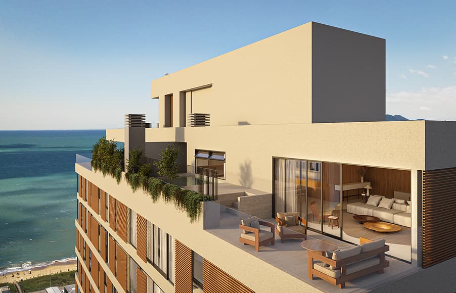 Cobertura 3 - torre leste