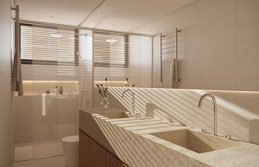 Banheiro principal tipo 1